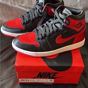 Nike Jordan Retro Black and Red High-Top Sneakers